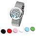 Jovivi 316L Stainless Steel Tree of Life Openable Aromatherapy Essential Oils Diffuser Locket Bracelet Bangle with 6 Felt Pads