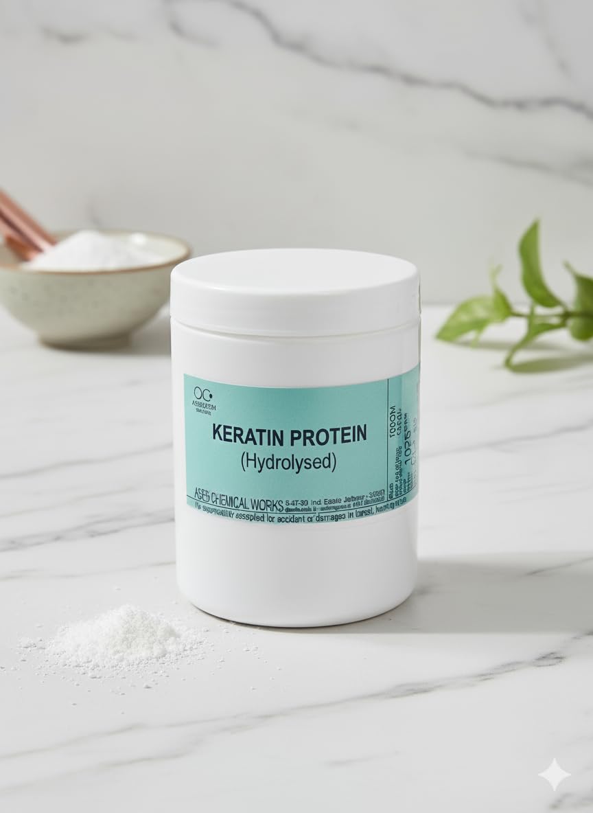Hydrolyzed Keratin Protein Powder (75-80% Purity) | 100GM DIY Cosmetic Raw Material for Shampoo, Soap Making, Hair Masks, Lotion, & Skin Repair | Dual Pack: 100g-image-38