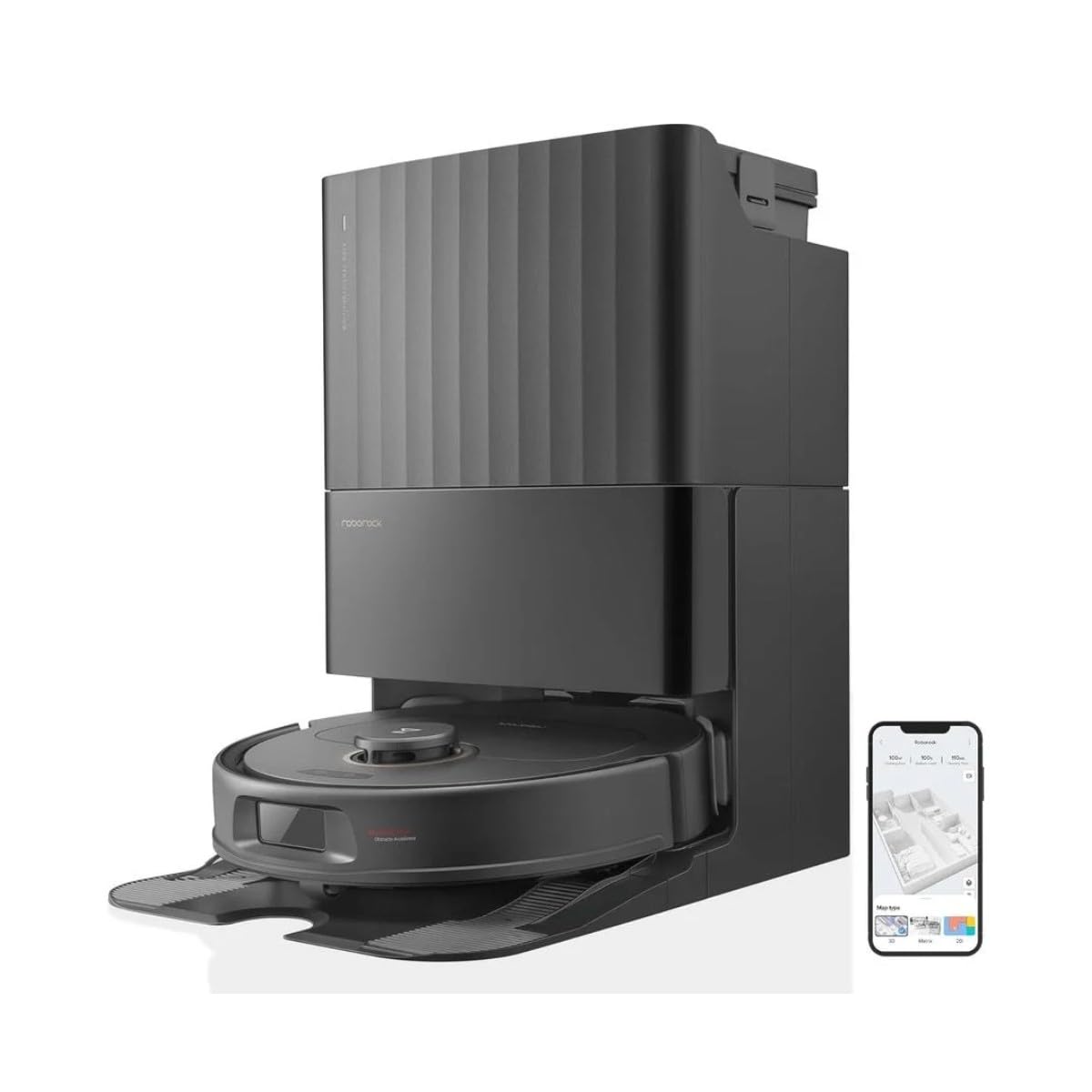 roborock Aspiradora Robot Q Revo MaxV Negra 7000Pa 5200mAh