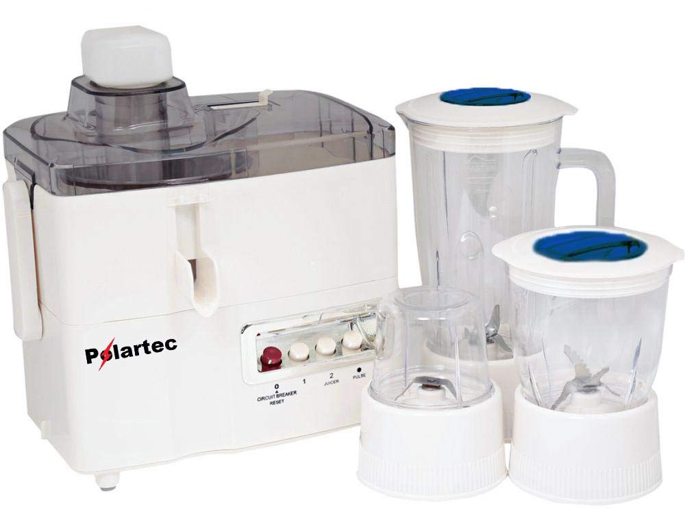 Polartec Stainless Steel Centrifugal Juice Extractor,White - PT-1766