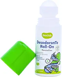 Desodorante Infantil Hipoalergênico Vegano e Orgânico Para Crianças Não Mancha Roupa Protege a Pele e Hidrata Bioclub Masculino 75ml