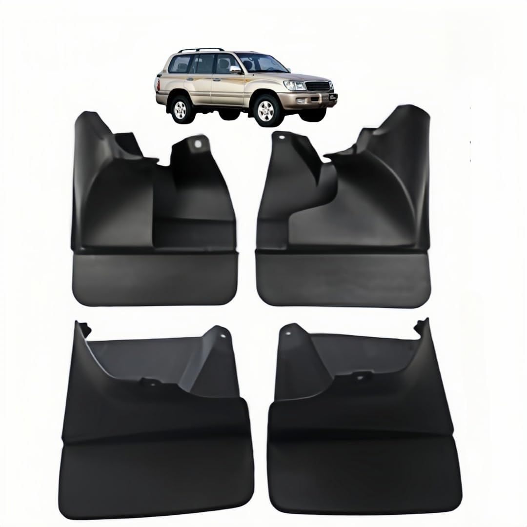 UDRFKDS Mud Flaps Splash Guards For Land Cruiser LC100 Accessories Mudflap Fender Flares Front and Rear Mud Guard Set 4PCS
