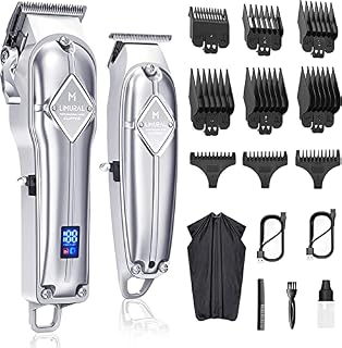 Limural Hair Clippers for Men + Cordless Close Cutting T-Blade Trimmer Kit, Professional Hair Cutting Kit Beard Trimmer Barbers Men Women Kids Clipper Set Cordless & Corded Rechargeable Grooming Kit