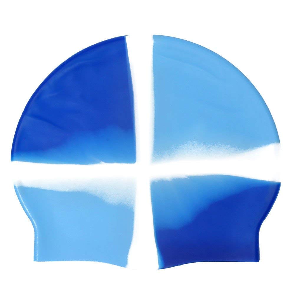 Nike Solid Long Hair Silicone Training Cap,Black (001),OS