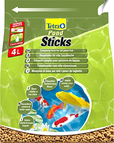 UINCLU Tetra Pond Sticks 4L, multicolor