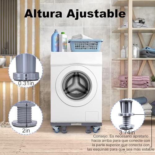 Accesorios De Cocina, Home Improvement ruedas refrigerador Marca QILOFU (3)