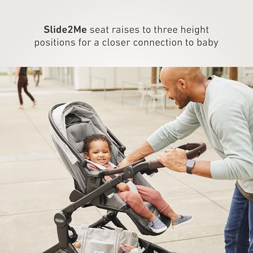 Image of Graco Premier Modes Nest Travel System, 3-in1 Modular Carseat Stroller Combo, Pramette, Toddler Stroller, Includes Premier SnugRide SnugFit 35 LX Infant Car Seat, Midtown