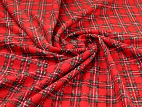 Tissu de revêtement en laine mélangée Rouge – au mètre