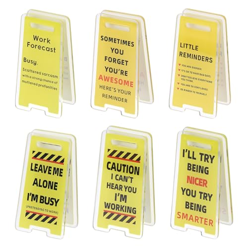 Panneau de bureau humoristique PATIKIL jaune pour organiser vos notes