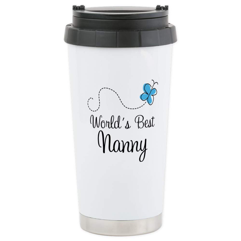 CafePress Nanny Grandma Wb 20 Oz Stainless Steel Travel Mug 20 oz. Insulated Stainless Steel Coffee Tumbler
