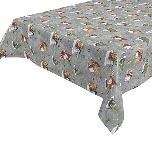 Wachstuchtischdecke abwischbar Tischdecke RUND ECKIG, Weihnachten...