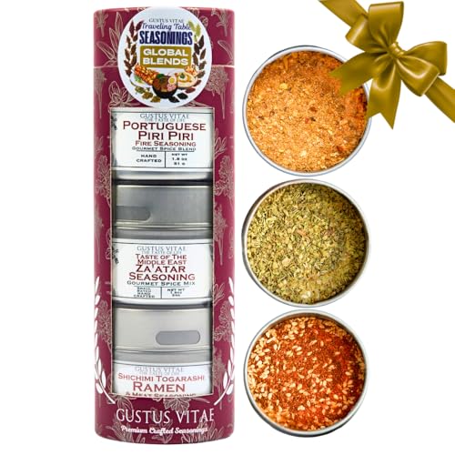 Global Blends: The Traveling Table Seasonings | Gift Packaged Set