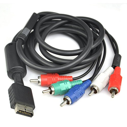 Image of Technotech HD Component AV Video-Audio Cable Cord for Sony PlayStation 2 3 PS2 PS3 Slim Pro