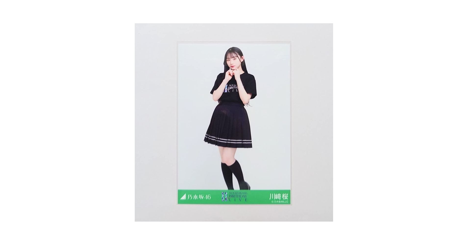 Amazon.co.jp: 乃木坂46〈川﨑桜〉11thBDライブTシャツ引き ヒキ