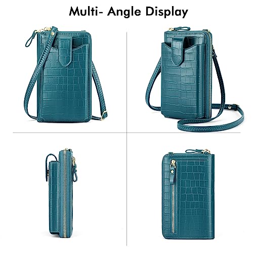 RONSIN Small Crossbody Wallet Purses for Women RFID Blocking Cell Phone Purse Vegan Leather Phone Bag Travel Handbag2