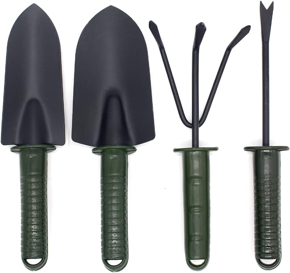 konrissun HeavyDuty Tools 4pcs Garden Tools Set 4 Pack
