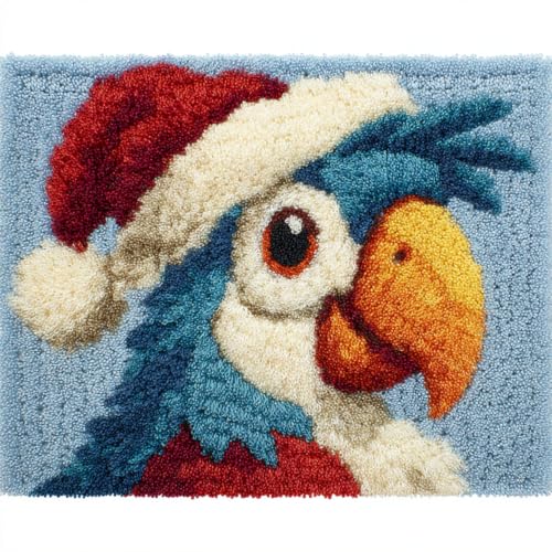 Kits para alfombras con aguja de pestillo de loro y juego de costura de 21x29in