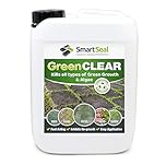 SmartSeal Green Clear - 5L - Spray and Leave Patio Cleaner & Roof Cleaner - Patio Mould Remover & Green Algae Remover for Roofs, Tarmac, Render, Decking, Brickwork & Concrete - Covers up to 125m²