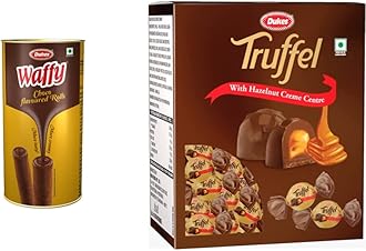 Dukes Waffy Rolls Chocolate and Hazelnut Truffles Combo