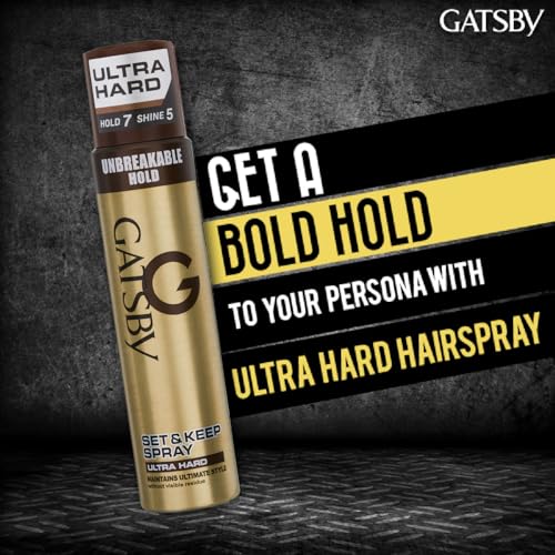 Gatsby Leather Set and Keep Hair Spray 250ml miniatura 4