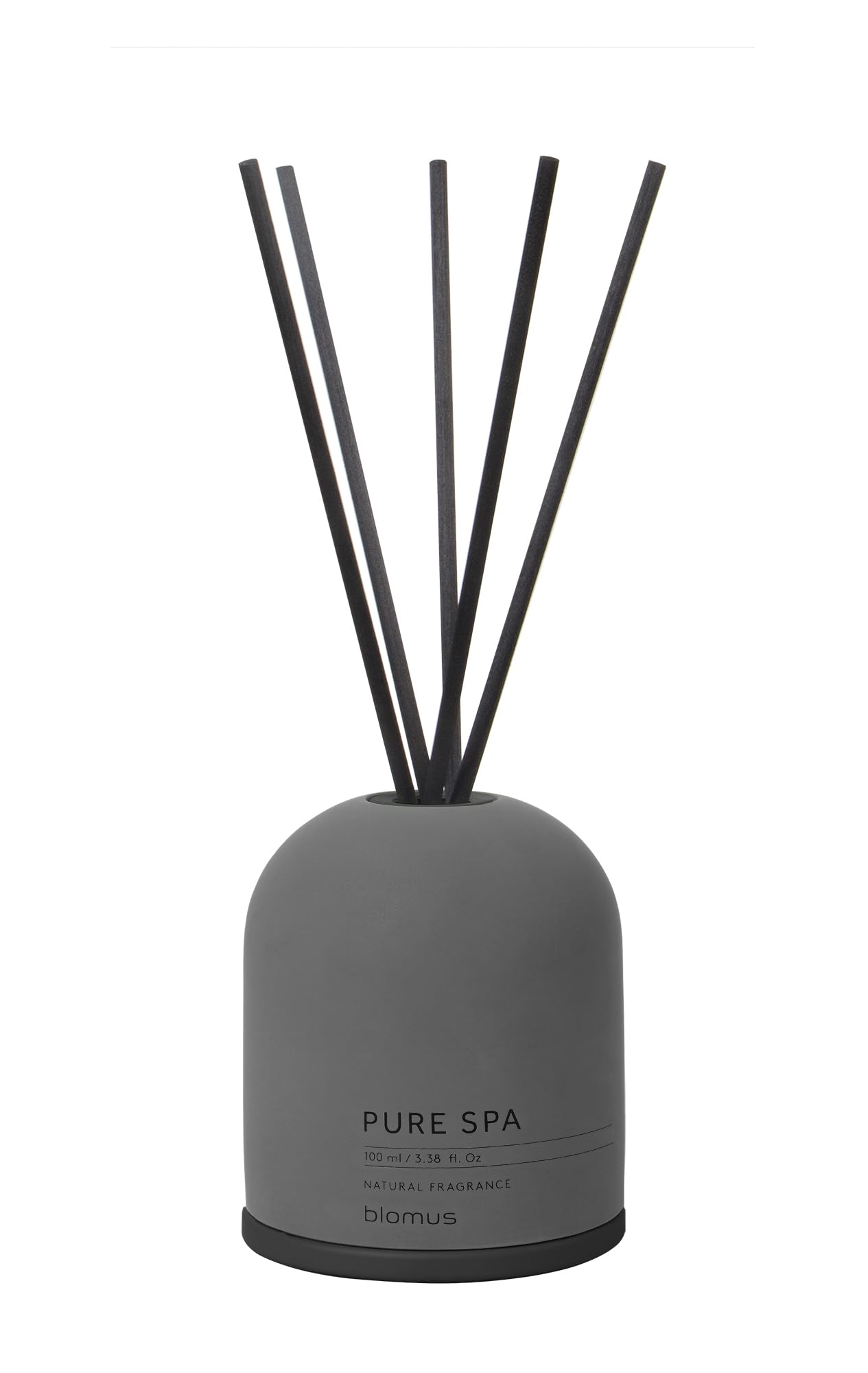 blomus -FRAGA- Raumduft-Set Magnet hochwertiger Raumduft, trendige Beton-Optik, langanhaltender natürlicher Duft SOFT LINEN, Raumdiffuser Duftstäbchen (H / B / T: 27,5 x 9 x 9 cm, Magnet, 69226)