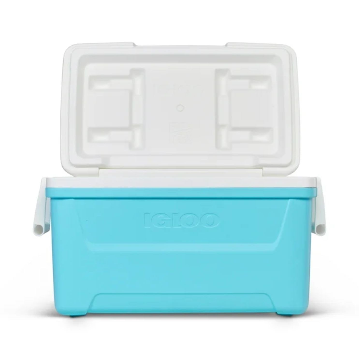 Igloos 48-Quart Hard-Sided Ice Chest Cooler with Swing-Up Handles, Quick-Access & Ultratherm Insulation for Camping, Tailgating, Beach & Outdoor Adventures