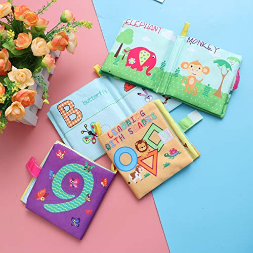 4 Pcs Livros Para Bebês Brinquedos De Banho Brinquedos Infantis Livros Infantis Livros De Bebê Livro