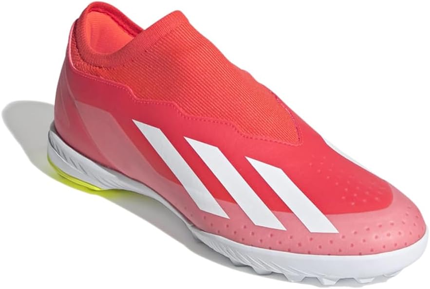 adidas Unisex-Adult X Crazyfast League Laceless Turf Sneaker - size 1