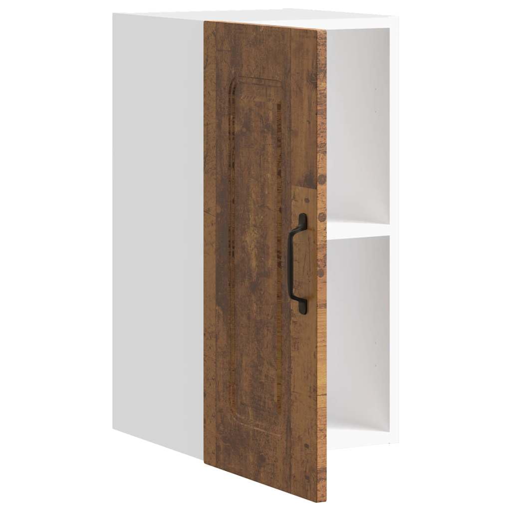 Küchen-Hängeschrank Kalmar Altholz-Optik Holzwerkstoff 30x31x60 cm mit Stauraum und Tür, belastbar bis 50 kg, vielseitig für Küche, Esszimmer, Vorratsschrank, Organizer und Aufbewahrung