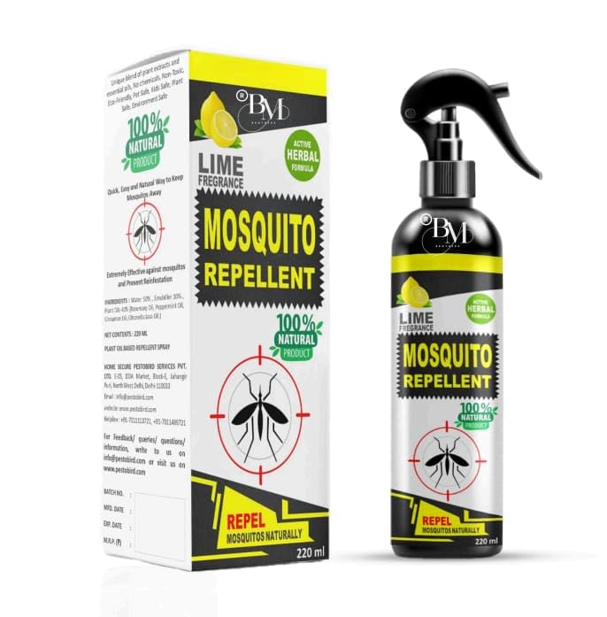 Herbal Mosquito Repellent-220 ml With Lime Fragrance| Natural Killer Spray | Pet Safe, Kids Safe Non-Toxic, Eco Friendly, Chemical Free Made Plant Oils-image-27