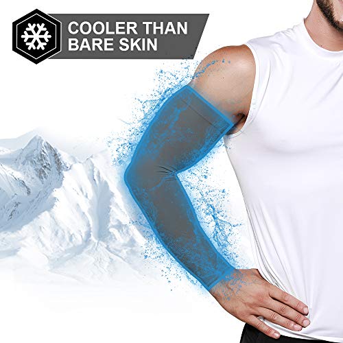 Vakyam UV Sun Protection Unisex Arm Sleeves For Summer UPF 50 Arm Cover For Tanning And