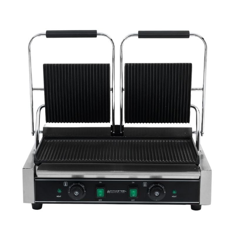 Grill Panini Double - Plaques Rainurées