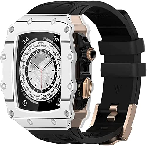 Boîtier montre fibre de carbone iWatch 44 mm pour rester élégant du bureau à la salle de sport