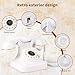 HSCY Audio Guest Book Wedding Phone, Audio Guest Book Record Customized Audio Messages Guest Book Alternatives Classic Retro Phone for Parties Birthdays Rentals Confessions Special Occasions