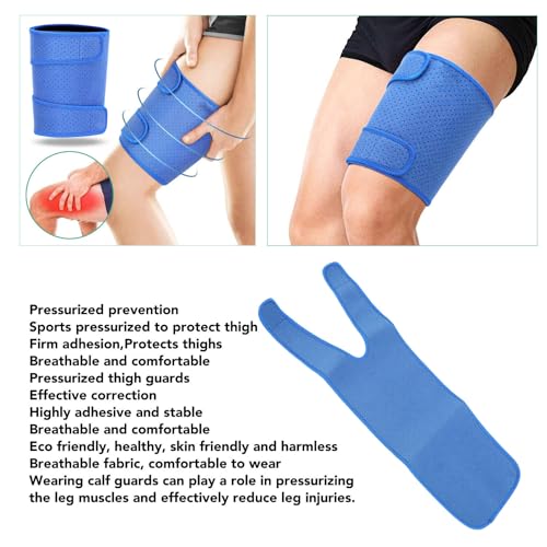 Muslera Compresora Ajustable De Neopreno Azul miniatura 4