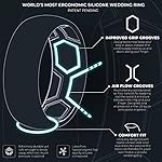 ThunderFit-Silicone-Rings-for-Men-7-Rings-4-Rings-1-Ring-Breathable-Patterned-Design-Wedding-Bands-8mm-Wide-25mm-Thick