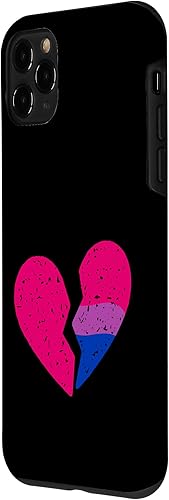 Miniatura 2 de iPhone 11 Pro Broken Heart Bisexuality Heartbreak Bisexual Flag Bi Pride Case