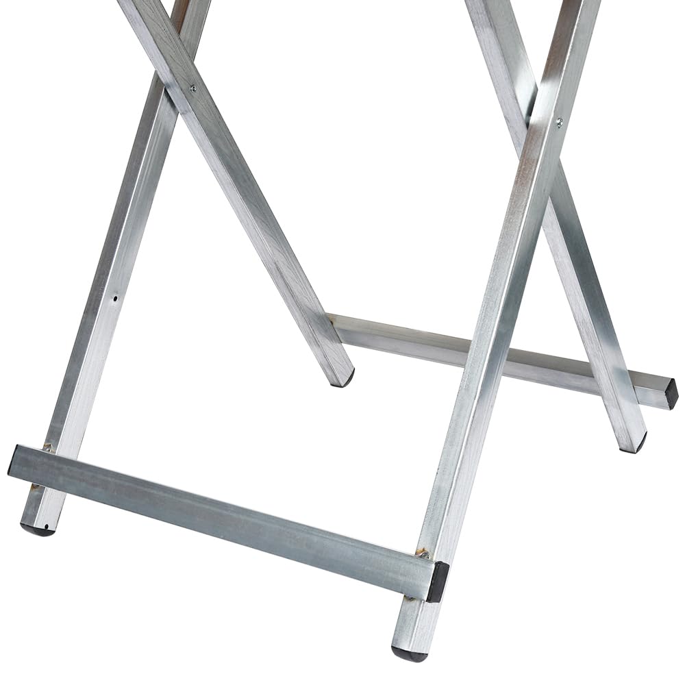 OHMG Gartentisch, klappbar, quadratisch, Perla, hoher Tisch, zusammenklappbar, Cocktail/Bistro/Stehtisch/Bar, klappbarer Tisch, Terrassenmöbel für den Garten, Außenbereich (60 x 60 x 52 cm - 1P)