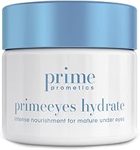 PRIME PROMETICS PrimeEyes Hydrate Under Eye Cream for Mature Women – Hydrating Eye Cream for Dark Circles and Wrinkle Repair – Soft, Glowing & Healthy Under Eyes