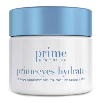 PRIME PROMETICS PrimeEyes Hydrate Under Eye Cream for Mature Women Hydrating Eye Cream for Dark Circles and Wrinkle Repair Soft, Glowing & Healthy Under Eyes