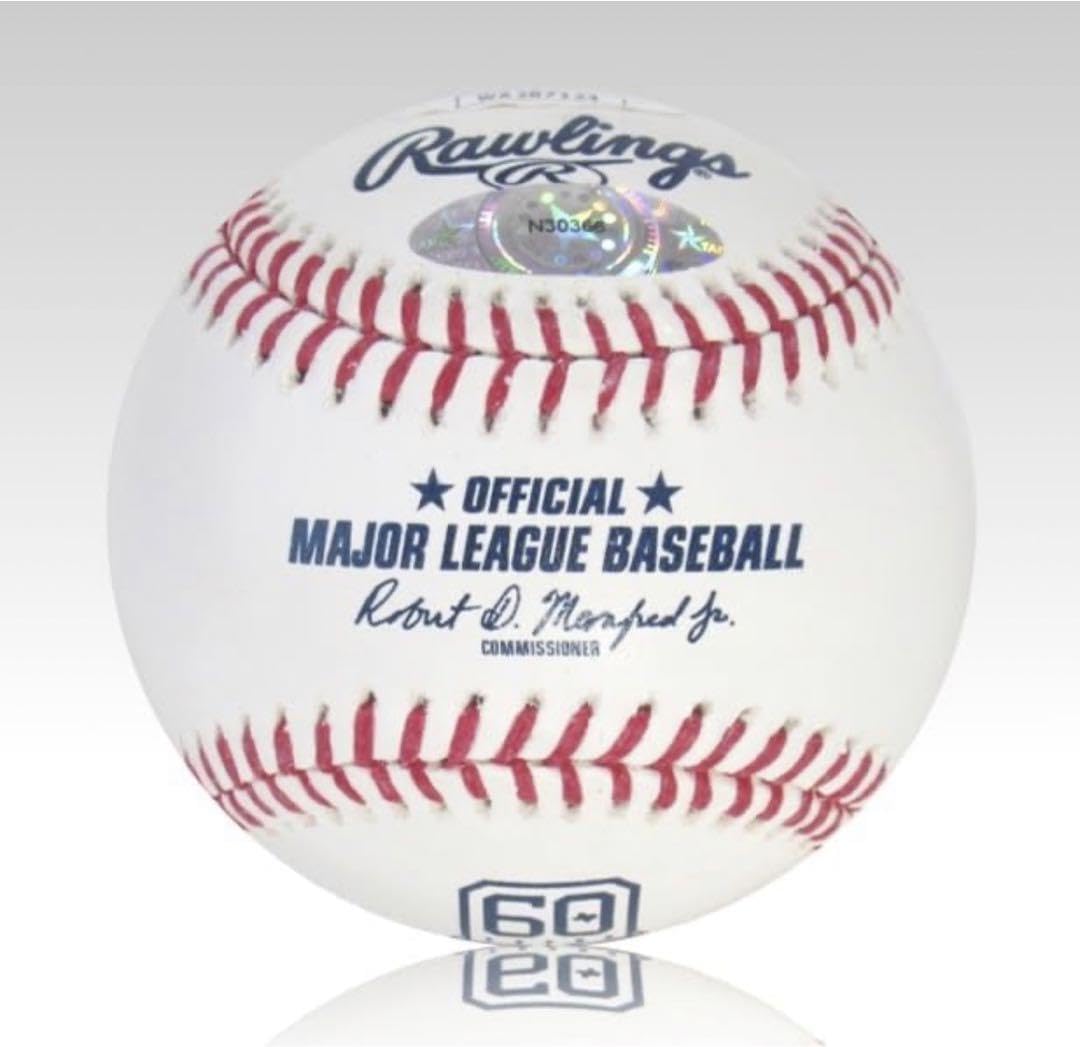 ロジャー・クレメンス 直筆 サイン 入 アストロズ 60週年 記念 公式 ボール
