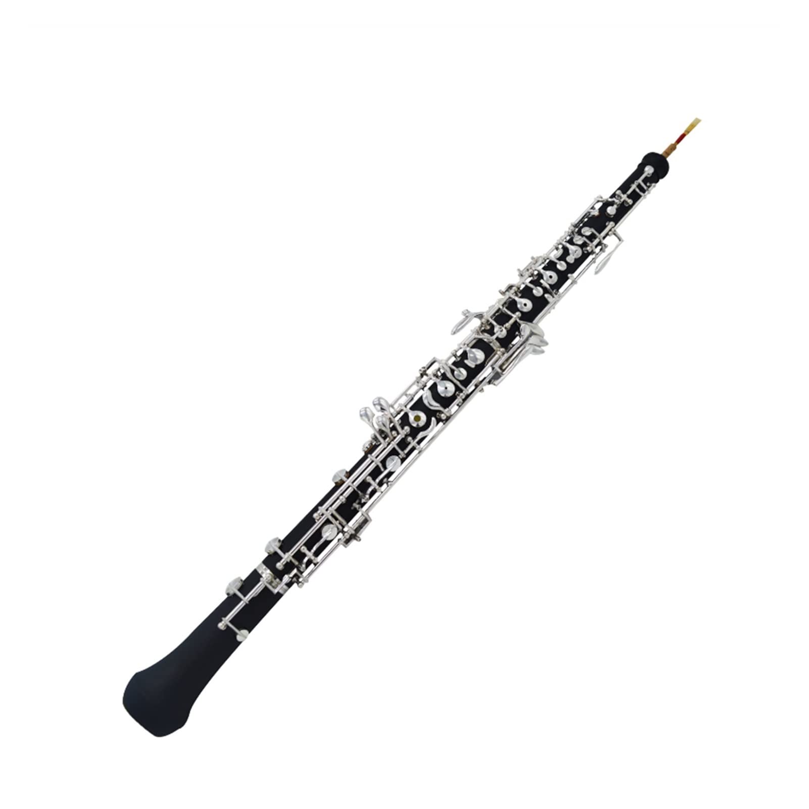 Strumento Oboe Chiave Chiave Oboe Body Semi-Automatico Bakelite con Pulsanti Argentati Principiante di Oboe