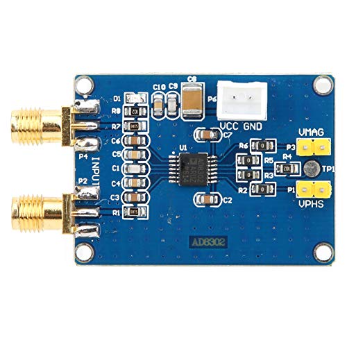 Design Compatto e Pronto all’Uso: Con dimensioni di soli 42 x 30.5 mm e alimentazione standard a 5V, l'AD8302 Amplitude Phase Detection Module è sufficientemente compatto per prototipi embedded ma robusto per uso su banco. Include 1 modulo completamente assemblato, subito integrabile nei tuoi flussi di lavoro per misure RF, ricerca o sviluppo senza componenti aggiuntivi.