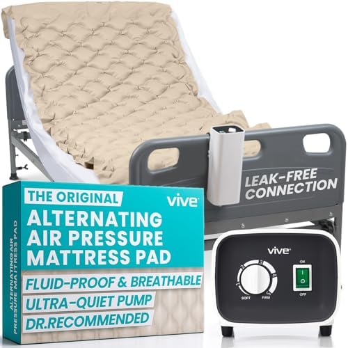 Vive Alternating Air Pressure Mattress Pad - The Original Bed Sor...