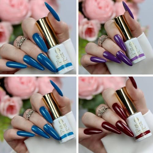 Colección Dreamland – Esmaltes híbridos de larga duración, colores intensos, 6 ml, acabado preciso, hasta 3 semanas, compatible con lámpara UV y LED