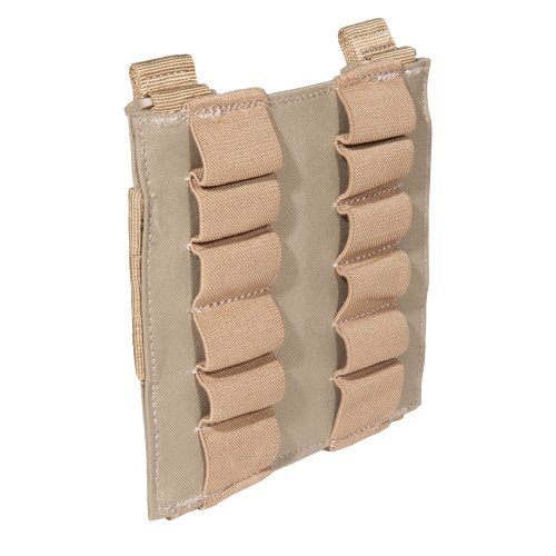 5.11 Tactical 12-Round Shotgun Pouch, Waterproof Coating, Secure Elastic Band Slots, Style 56165