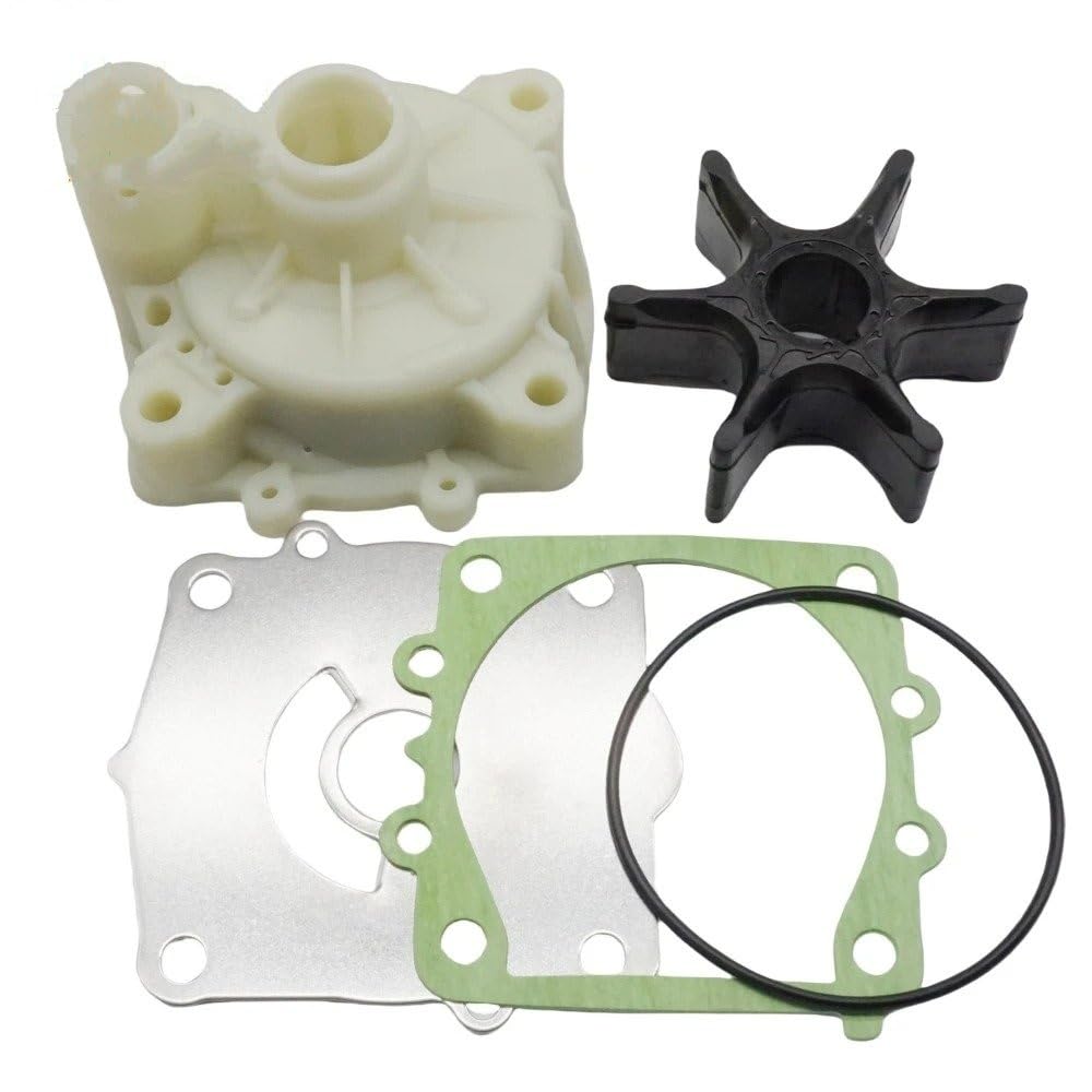 Kühlmittelpumpe für Pkw, passend für F115A, F115B und F130A (Baujahre 2000–2015), inklusive Wartungssatz, Pumpe mit Ablassdichtung, Thermostat, Ölfilter und Kraftstofffilter.
