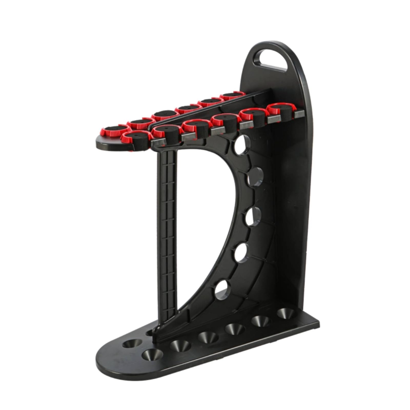 Portacanne da Pesca Supporto Portarods Porta Canne Rastrelliera Compatta Design Verticale con Slot Antiscivolo Protezione Della Vernice Delle Canne E