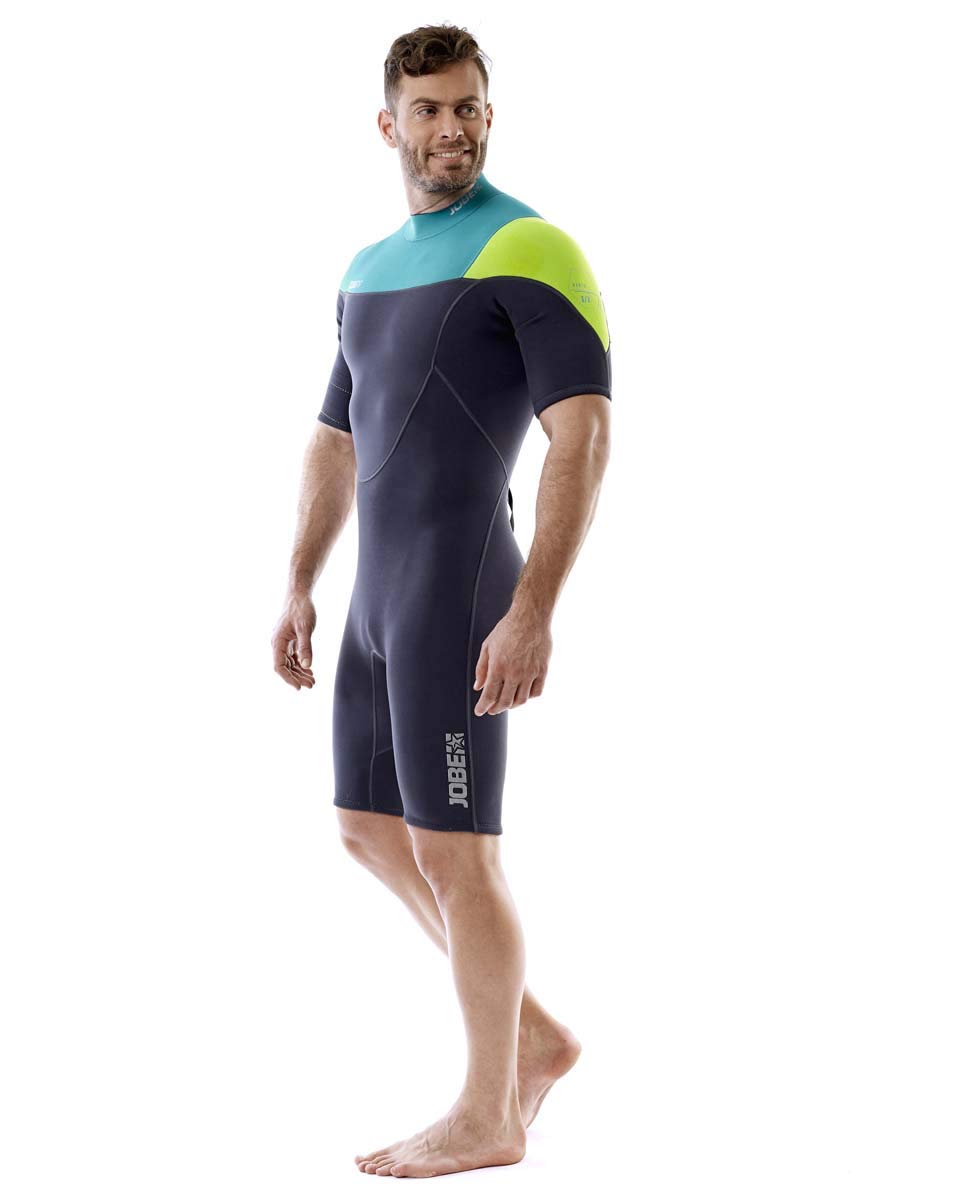 Jobe Herren Perth Shorty 3/2mm Neoprenanzug, blau, M