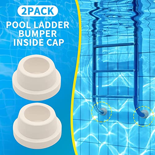 Topes para Escalera de Piscina Asixxsix 2 Pzs Blanco miniatura 6